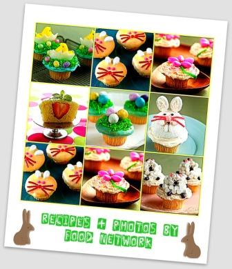 easter bunny cupcakes. Snow Bunny Cupcake
